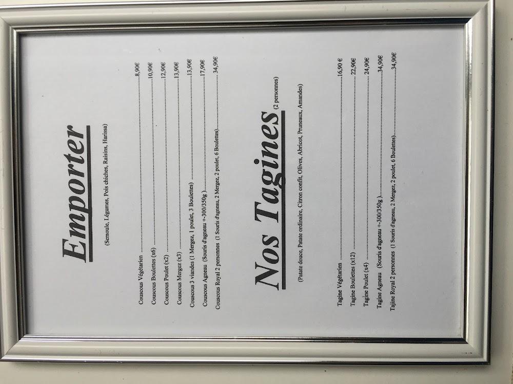 Couscous la bassee - Menu Image 1